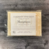 Handmade Hemp Paper Card Set