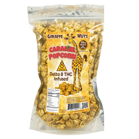 Giraffe Nuts Δ DELTA 8 Caramel Popcorn