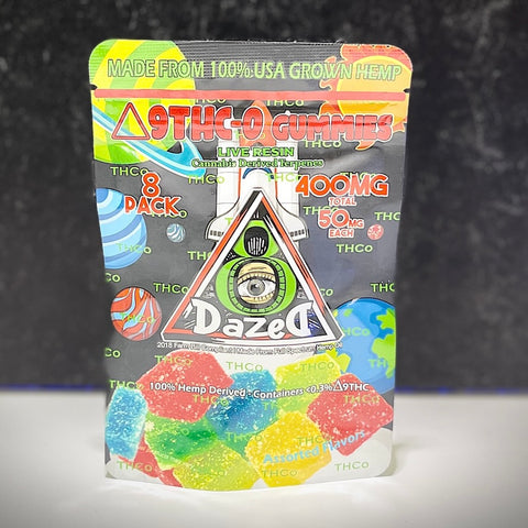 Dazed THC-O + D9 THC Gummies 8ct