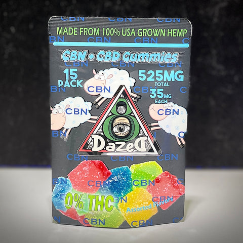 Dazed CBN+CBD Gummies 15ct