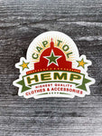 Capitol Hemp logo sticker